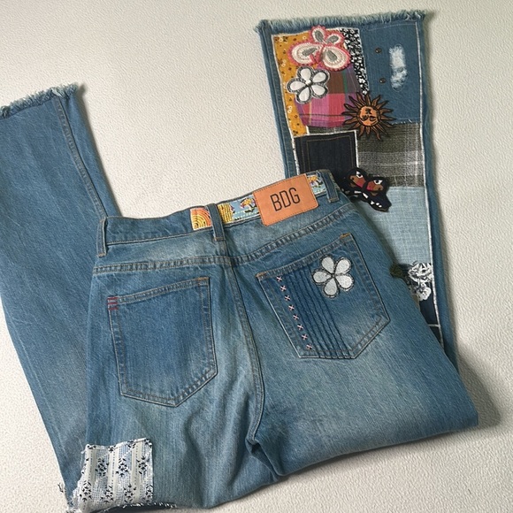 Urban Outfitters BDG Craft Flare Jean in Tinted Denim - Picture 9 of 10